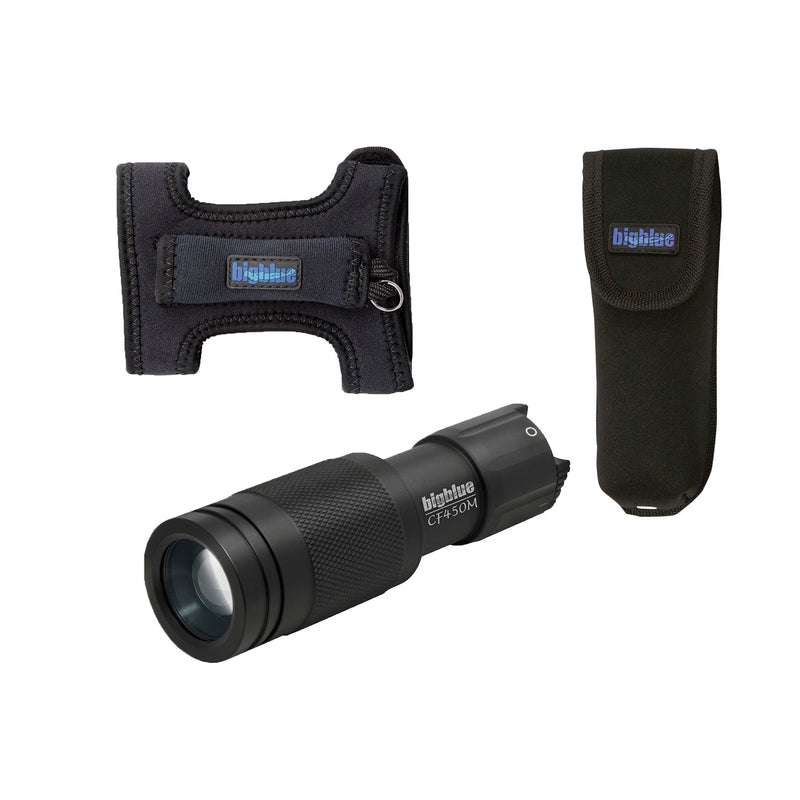 450 Lumen Mini Adjustable Beam Dive Light, Compact Underwater Illumination, Scuba Exploration Gear-Scuba Schools of America