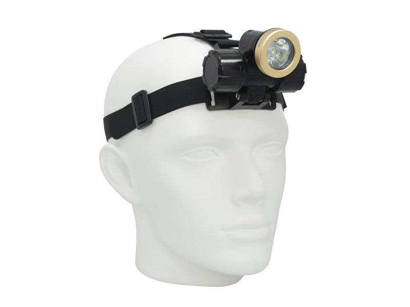 450 Lumen Narrow Beam Head Light, Hands Free Underwater Spotlight, Scuba Night Diving Gear-Scuba Schools of America