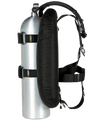 XDEEP ZEOS Standard – side view of BCD showing wing contour and streamlined harness setup