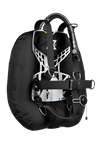 XDEEP NX PROJECT BC – angled top-down view showing inflator routing and upper harness layout
