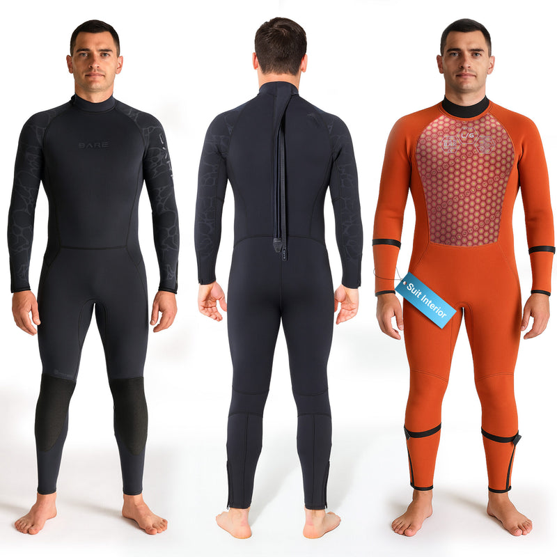 5mm Velocity Ultra 2.0 Full Wetsuit, Thermal Suit for Diving and Snorkeling-Scuba Schools of America