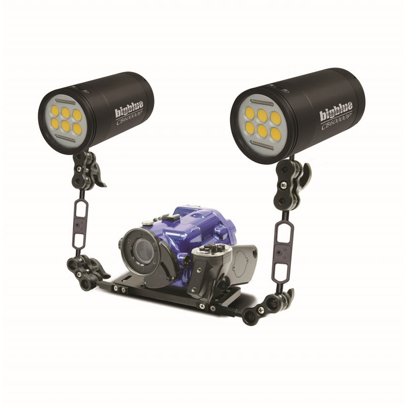 60000 Lumen Warm White Video Light, Extreme Underwater Illumination, Professional Scuba Filming Gear-Scuba Schools of America