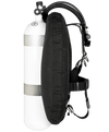 XDEEP HYDROS 40/50 DIR – close-up of inflator hose connection and top of wing assembly