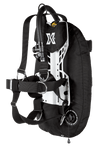 XDEEP NX ZEN Deluxe – back view close-up of aluminum backplate, cam bands, and wing design