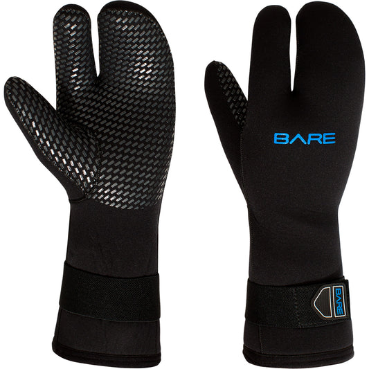 7mm BARE 3-Finger Wetsuit Mitts-Scuba Schools of America