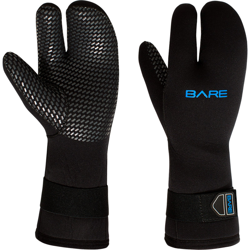 7mm BARE 3-Finger Wetsuit Mitts-Scuba Schools of America