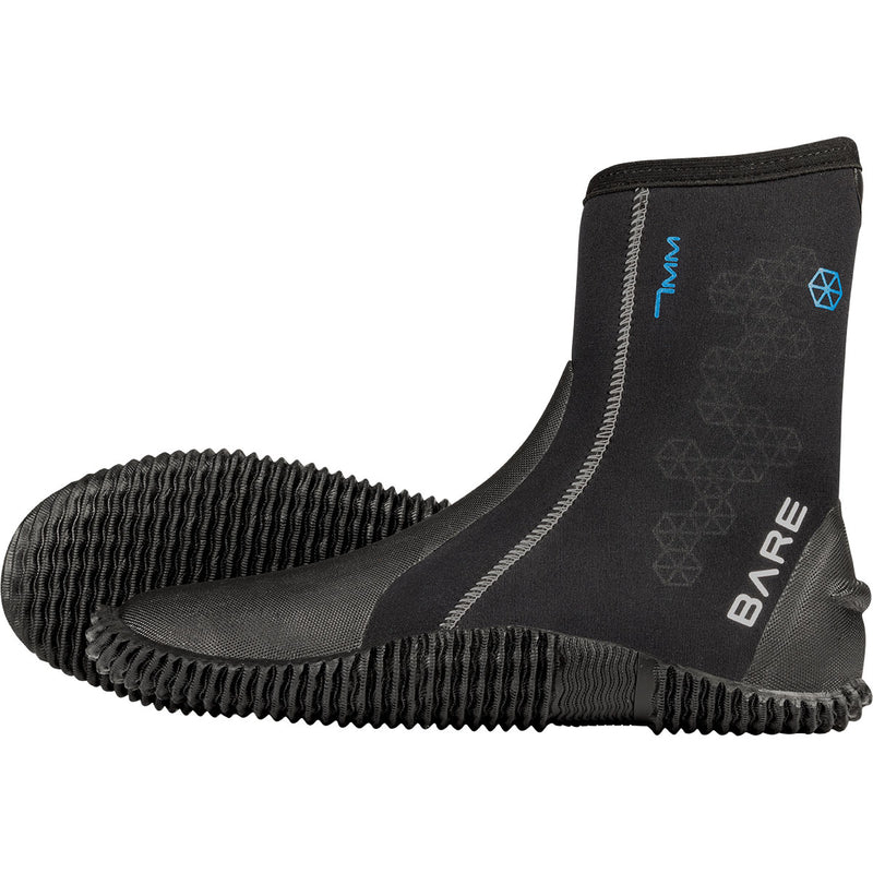 7MM S-FLEX BOOT - BLK-Scuba Schools of America