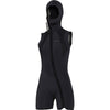7MM STEP-IN HOODED VEST (SHORTS AND TALLS WHILE SUPPLIES LAST) - BLK-Scuba Schools of America