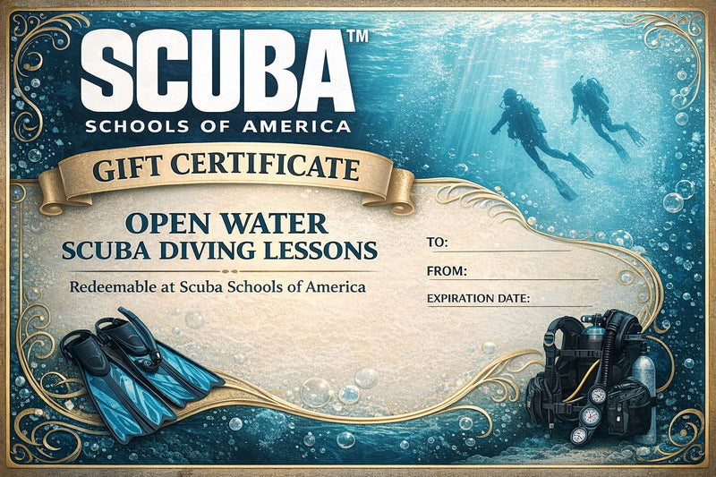Scuba Schools of America Gift Certificates