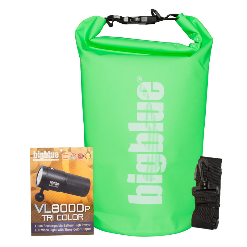 9000 Lumen Tri Color Video Light, Wide Beam Underwater Illumination, Scuba Photography and Filming Gear-Scuba Schools of America