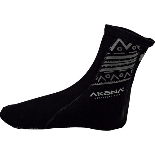 2mm Tall Sock with Printed Traction Sole