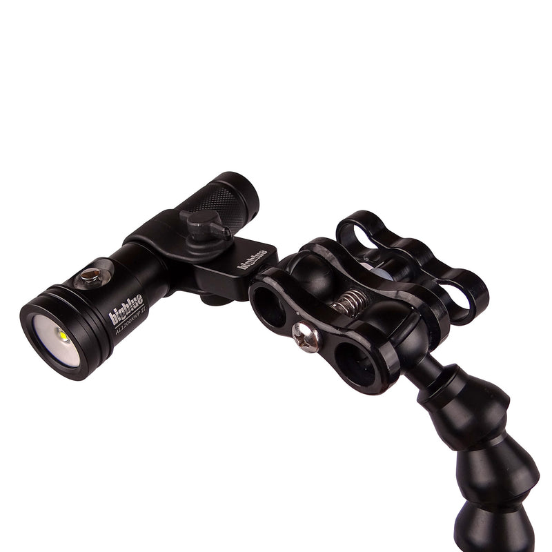 1" Double Clip, Two-Way Connector for Underwater Photo and Video Accessories