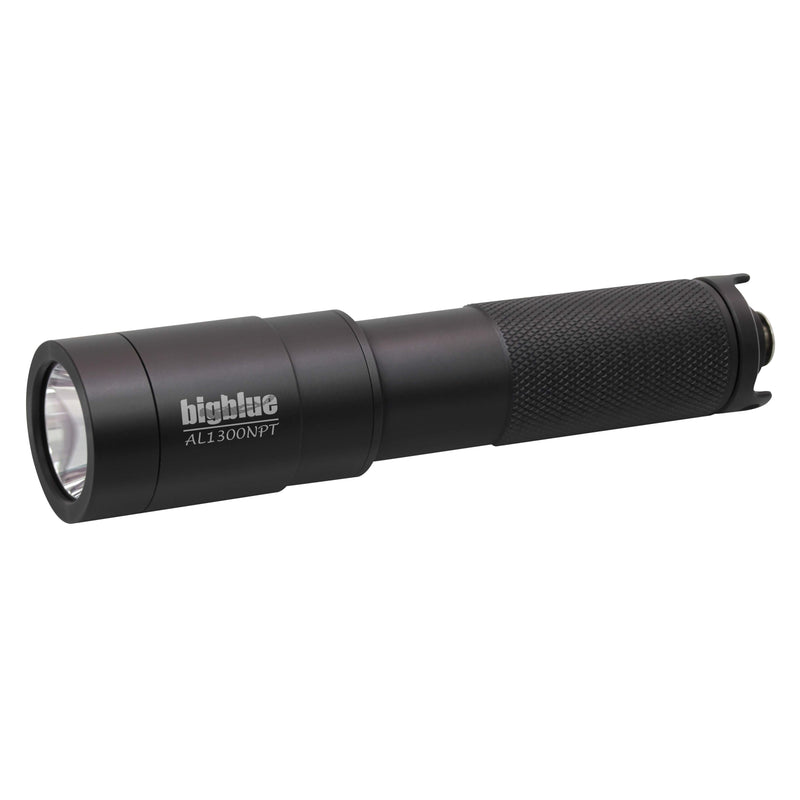 1300 Lumen Narrow Beam Dive Light with Tail Switch, High CRI Illumination for Night and Tech Dives