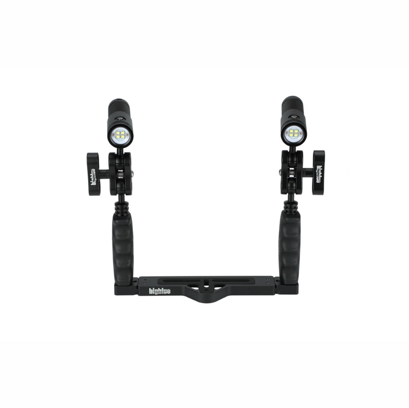 Action Camera Tray Kit Set, Dual Handle Stabilizer System, Scuba Diving and Underwater Video Gear