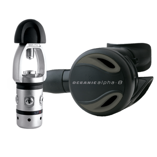 Oceanic Alpha 8 Regulator + SP5 First Stage (Yoke) – Reliable Entry-Level Regulator Product Photo