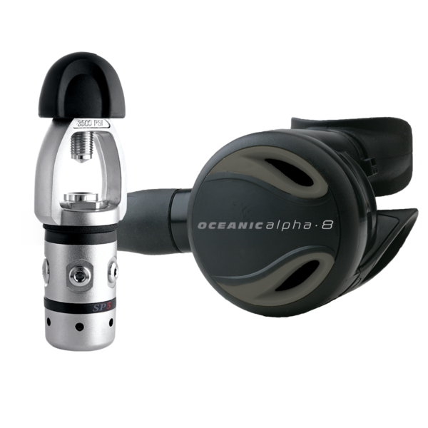 Oceanic Alpha 8 Regulator + SP5 First Stage (Yoke) – Reliable Entry-Level Regulator Product Photo