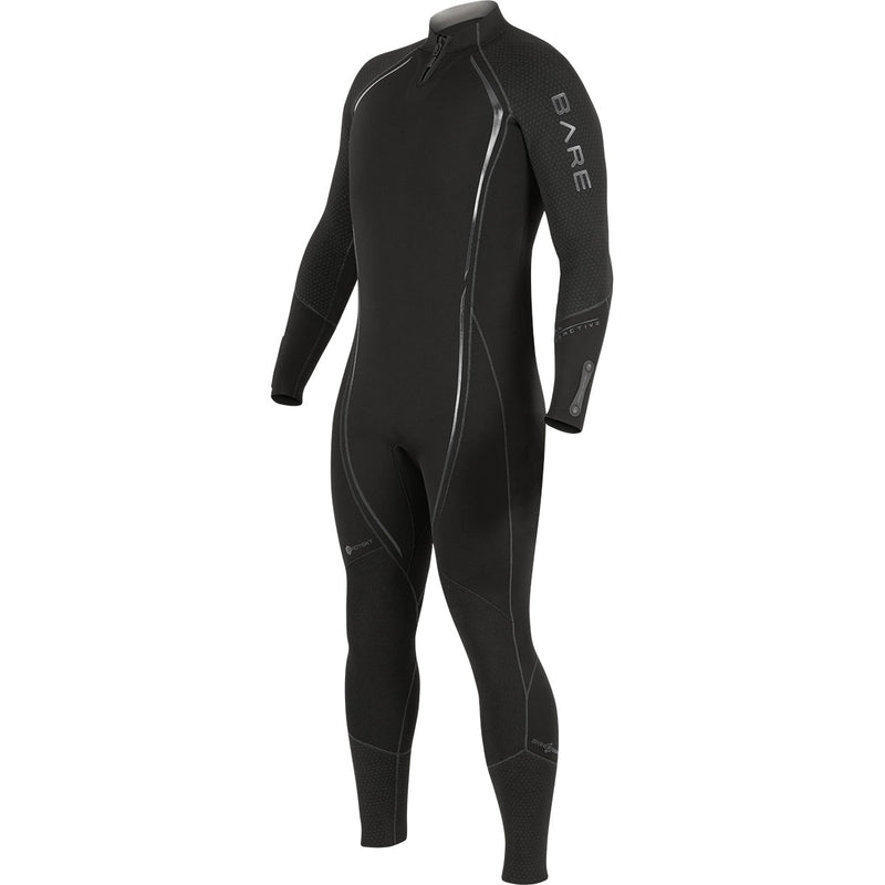 3MM REACTIVE MENS WETSUIT FULL - BLK, BLU