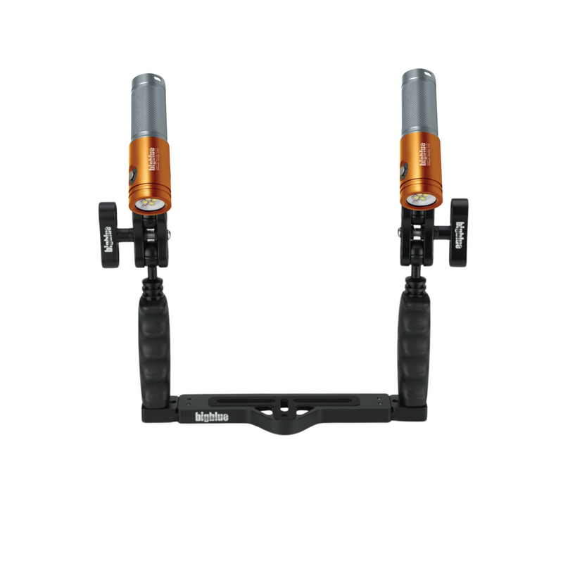 Action Camera Tray Kit Set, Dual Handle Stabilizer System, Scuba Diving and Underwater Video Gear