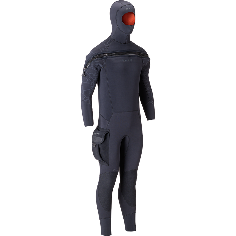 8/7mm Velocity Ultra 2.0 Semi-Dry Suit, Thermal Suit for Diving and Snorkeling
