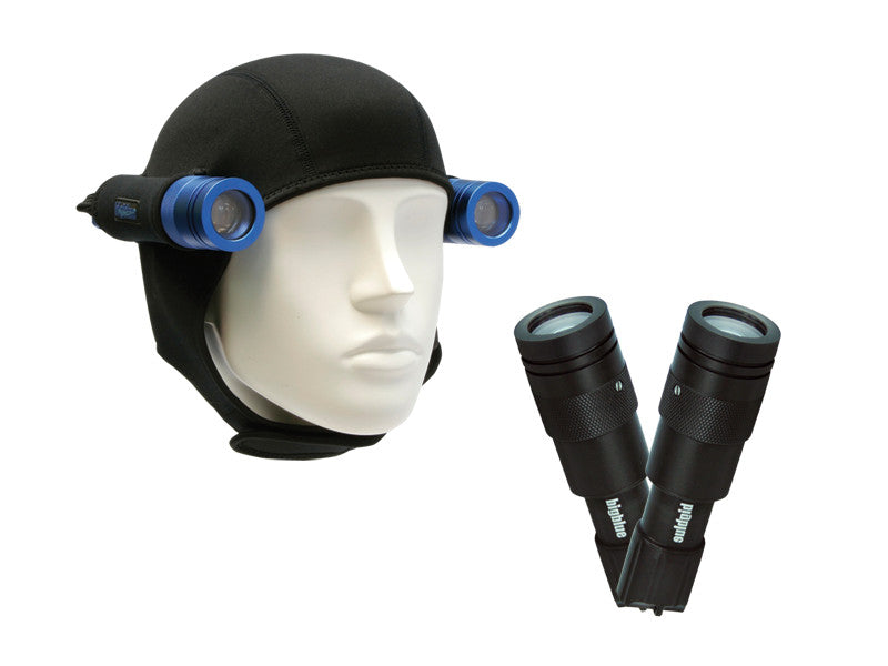 Neoprene Double Light Hood, Dual Protective Cover for Underwater Dive Lights