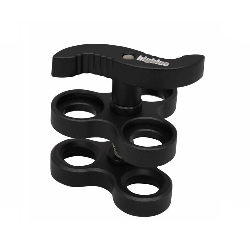 1" Triple Clip, Three-Way Connector for Underwater Photo and Video Accessories