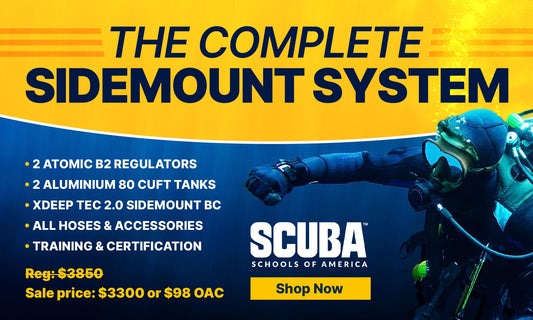 Complete Sidemount System: Full Diving Equipment & Training Package