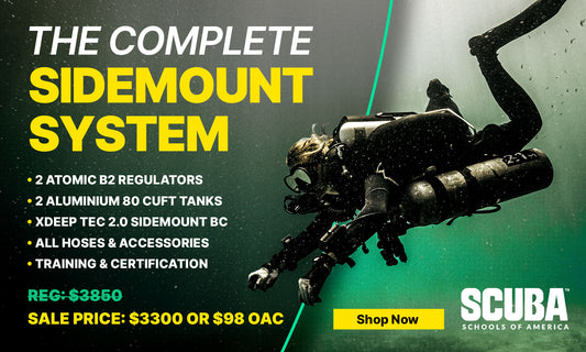 Complete Sidemount System: Full Diving Equipment & Training Package