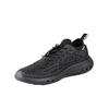 Crosskix Tetra Night black athletic shoe with perforated upper and lightweight sole, side view