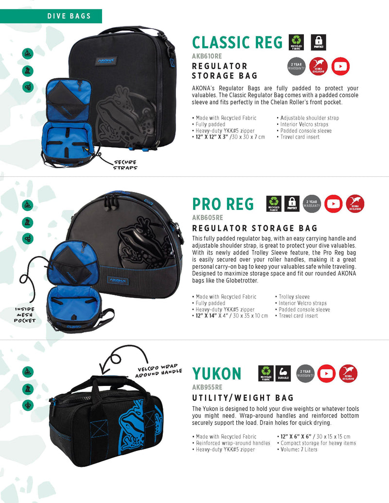 Regulator Storage Dive Bags