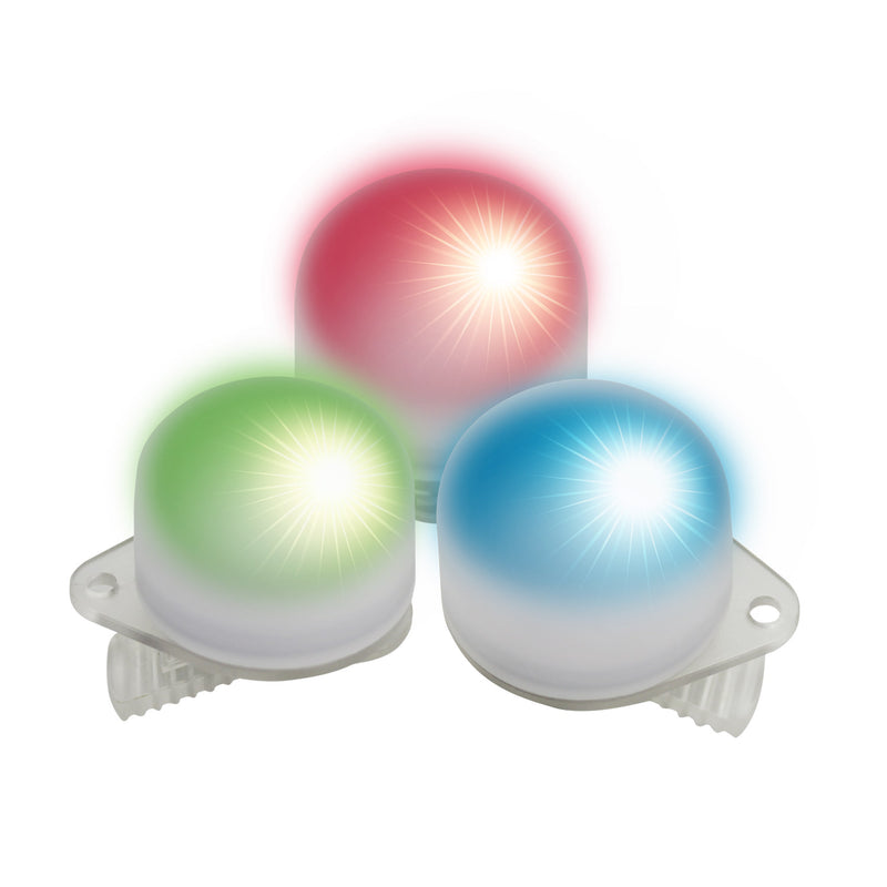 Easy Clip Marker Light with Flash Setting, Compact Underwater Safety Light, Scuba Night Diving Gear