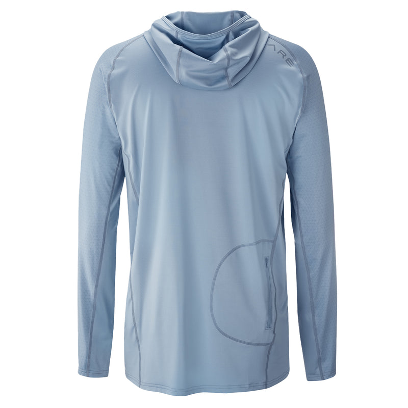 ECLIPS HOODED RASHGUARD, MEN'S - GRY