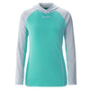 ECLIPS HOODED RASHGUARD, WOMEN'S - AQU