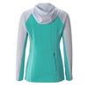 ECLIPS HOODED RASHGUARD, WOMEN'S - AQU