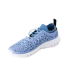 Crosskix Tetra Frost water shoe shown at three-quarter angle highlighting the perforated upper, blue collar, white laces, and athletic design