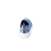 Back view of Crosskix Tetra Frost shoe showing blue heel collar with Crosskix branding and perforated design details