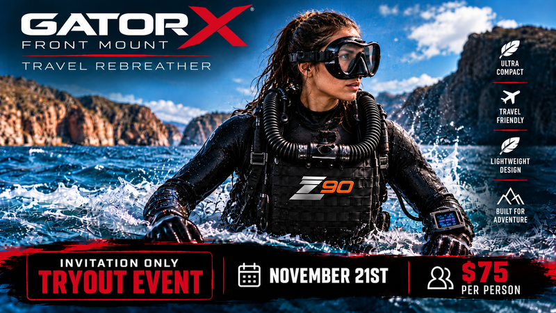 GATORX REBREATHER TRYOUT