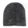 Waffle Beanie- Dark Heather - Tone on Tone Dive Flag