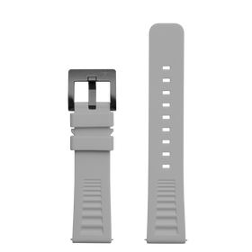 Hawaiian Lifeguard 22mm Replacement Gray Strap with IP Graty Buckle