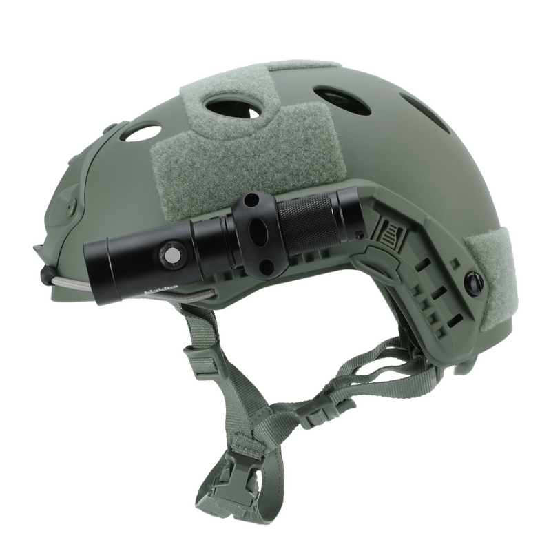 Dual Light Dive Helmet with Adjustable Mounts, Hands Free Underwater Lighting