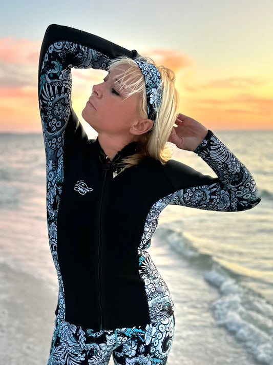 Blue Octo Scuba Jacket