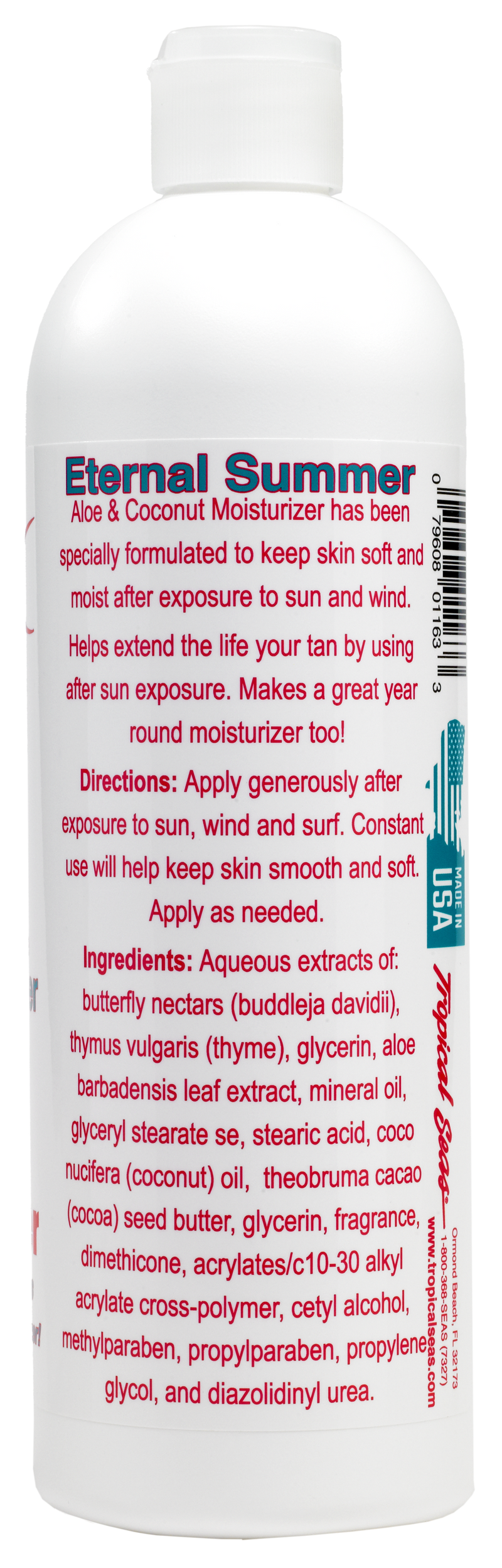 ALOE VERA LOTION TAN EXTENDER POLY PARADISE 16 OZ