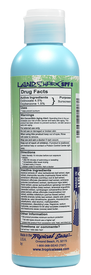 SPF 8 DARKER TANNING LOTION 6.5 OZ