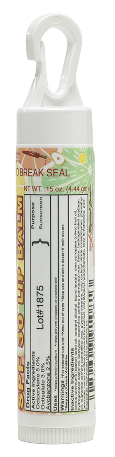 SANGRIA LIP BALM SPF 30 SAFETY SEALED