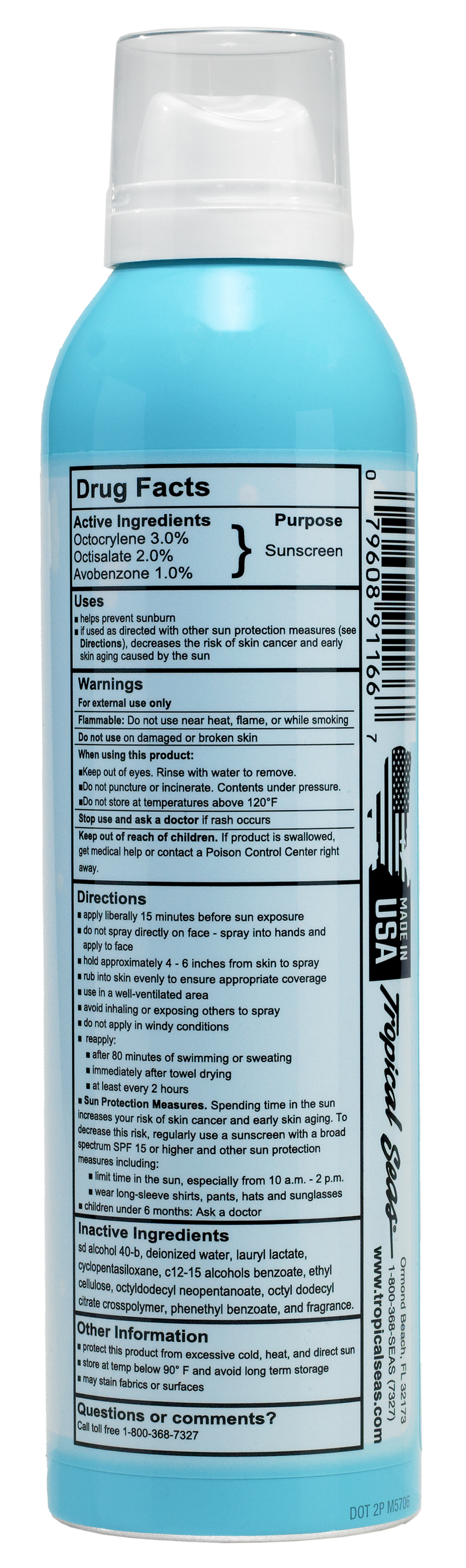 SPF 15 6 OZ Continous Spray