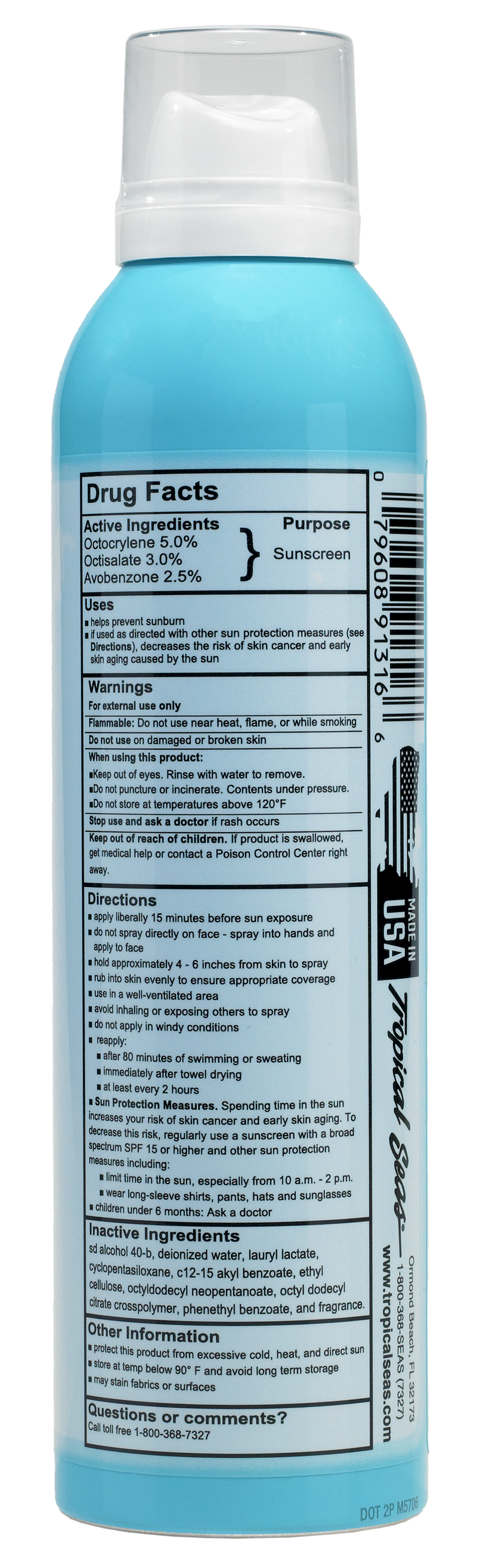 SPF 30 6 OZ Continous Spray
