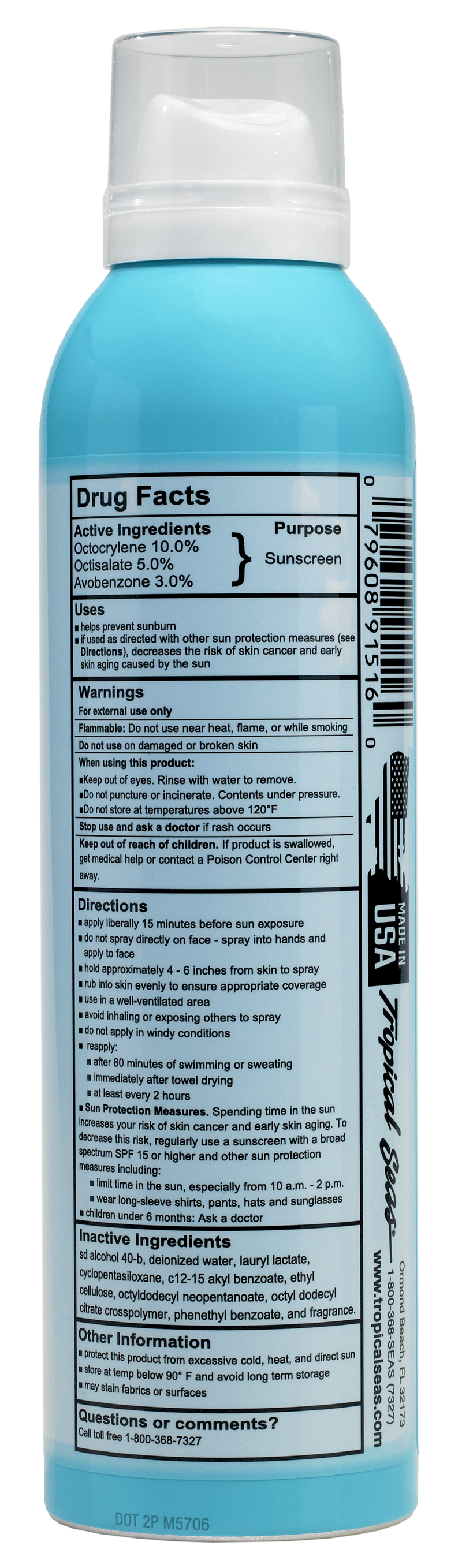 SPF 50 6 OZ Continous Spray
