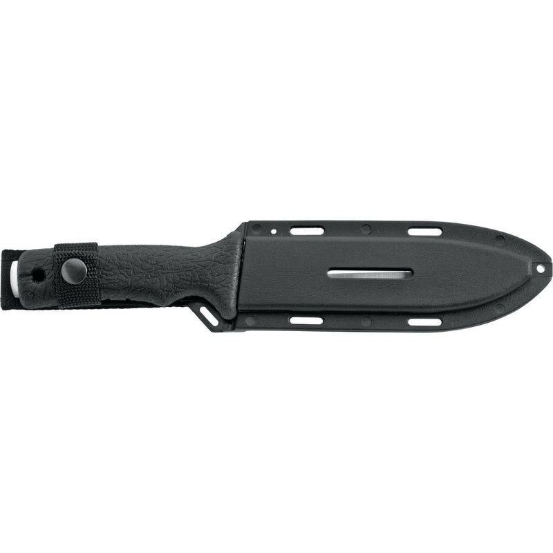 MAC Coltellerie tactical knife complete set with black molded polymer sheath and multiple carry options