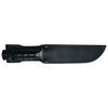 MAC Coltellerie Model 691 knife in black leather sheath with belt loop attachment