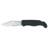 MAC Coltellerie folding knife with textured olive green handle featuring partially serrated stainless steel blade in closed position