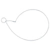 Circular knife sharpening guide with small loop handle - line drawing style